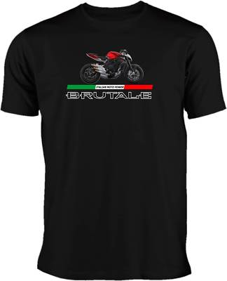 Brutale T-Shirt für MV Agusta  Fans und Italian Motorbike Fans Motiv 2