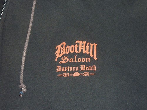 RARE Vintage 1997 Boot Hill Saloon Daytona Beach Biketoberfest Hoodie Men's XL - Picture 4 of 14