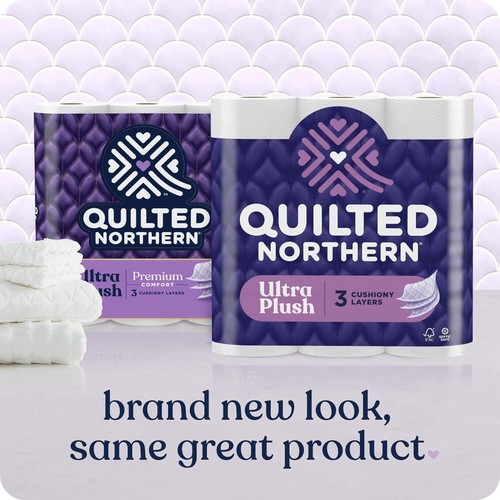 Quilted Northern Ultra Plush Toilet Paper, 24 Mega Rolls = 96 Regular White  - Bild 2 von 9