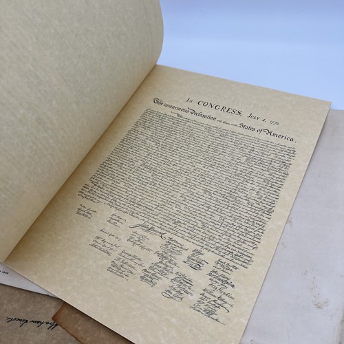 4 Documents of Freedom - Authentic Reproductions on Antiqued Parchment US 1956 + - Picture 8 of 8