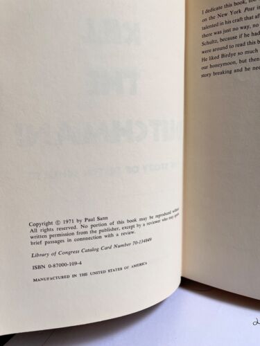 Kill the Dutchman! The Story of Dutch Schultz Paul Sand **Inscribed by Author** - Picture 4 of 6