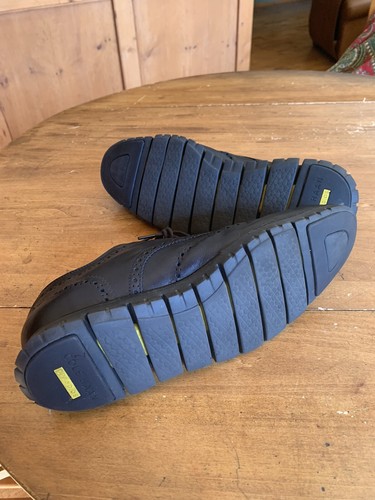 cole haan zerogrand wingtip oxford black 13 M - Picture 8 of 10