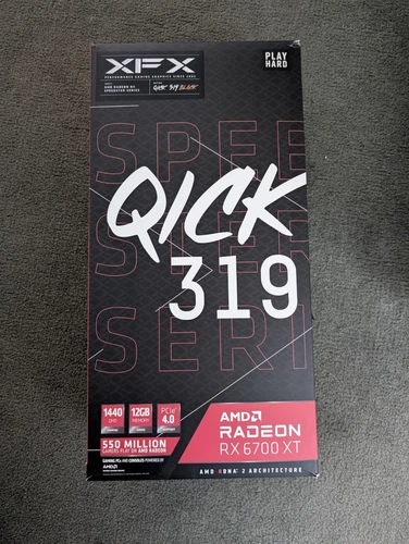 XFX SPEEDSTER QICK 319 Radeon RX 6700 XT 12GB GDDR6 Graphics Card