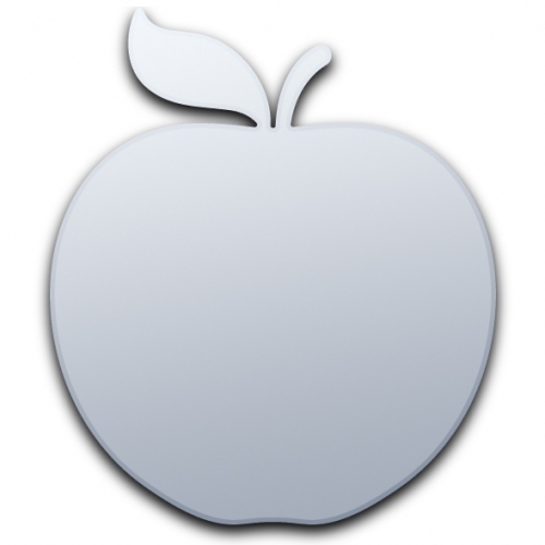 Apple Acrylic Mirror (Several Sizes Available) - Picture 2 of 2