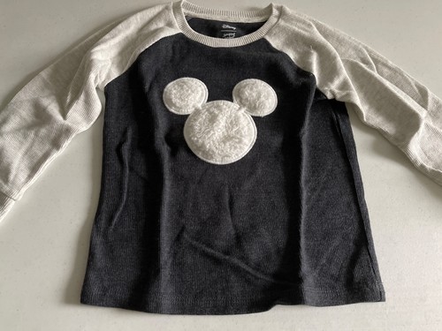 Disney Mickey Mouse Ears Kids Grey Sweater Size 4T - Picture 3 of 4