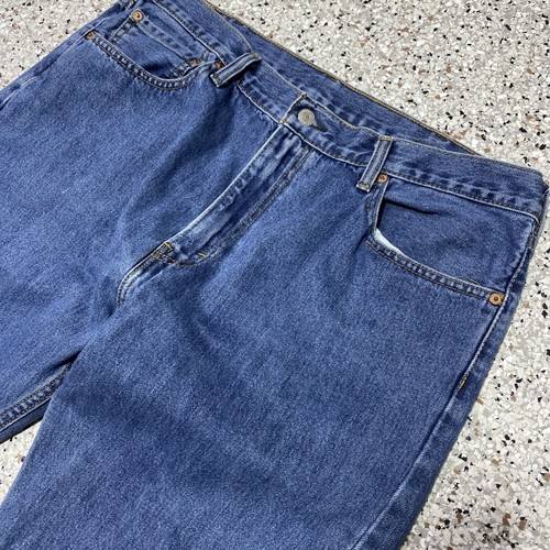 VTG Levi’s 505 Jeans Men 38x34 Blue Straight Leg Regular Fit Y2K 2012 - Picture 2 of 9