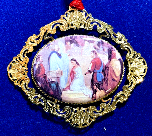 U.S. Capitol Historical Society America's Christmas Ornament Pocahontas 24K