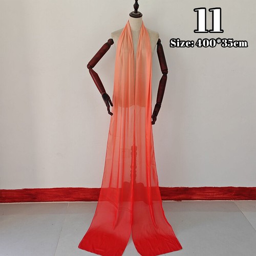 Chinesisches altes Chiffon Farbverlauf Band Tanz Kostüm Oper Hanfu Schal. - Bild 29 von 46