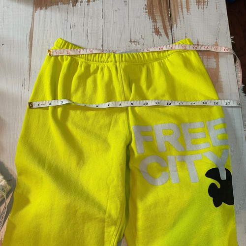 FREECITY 3/4 Cotton Sweatpants Jogger Glow Yellow Size Small  - Bild 8 von 9