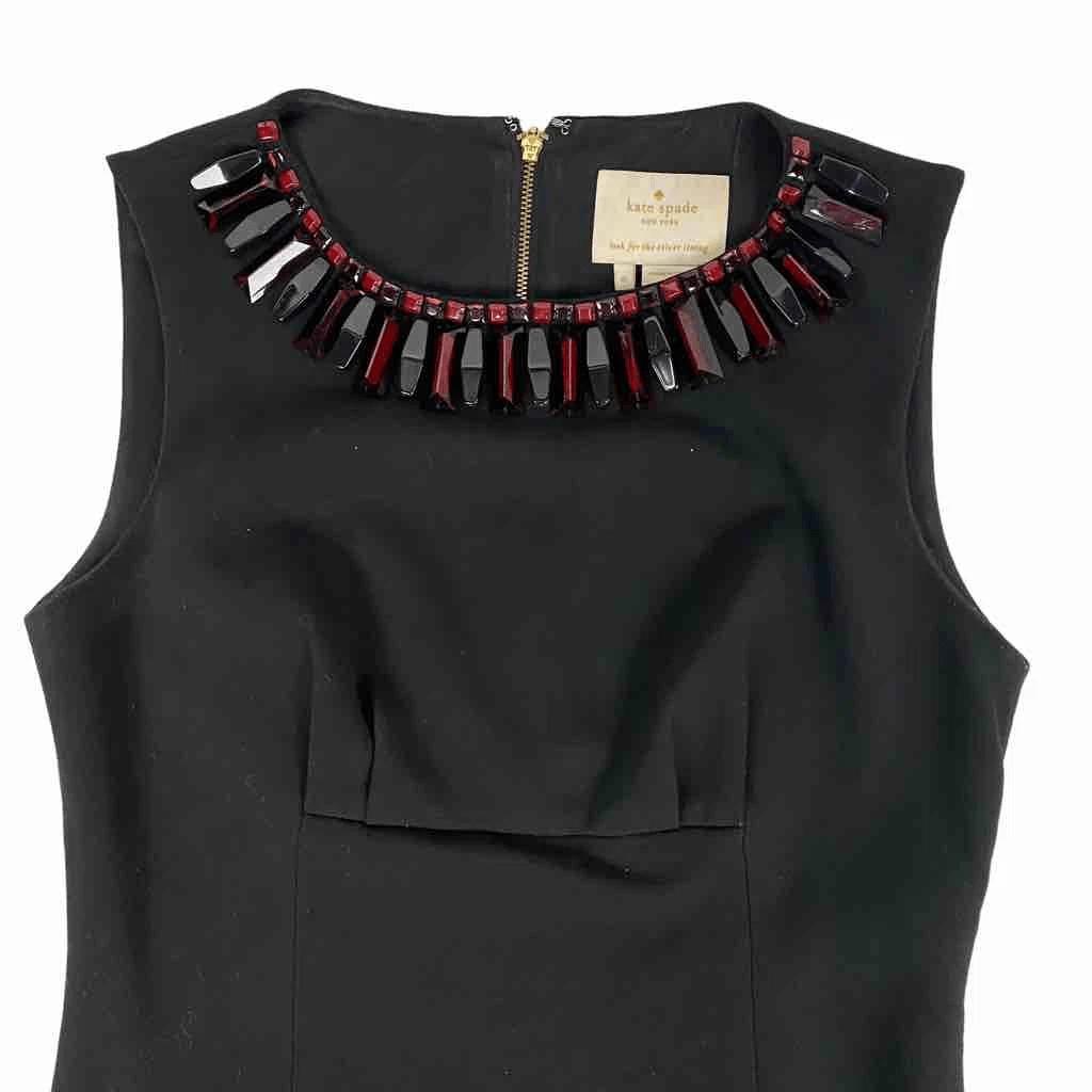 Abito nero Kate Spade Diana Basic Geometry taglia 6