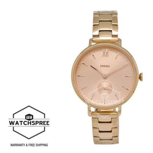 Rose Gold Tone Stainless Steel Watch 