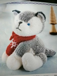 Husky knitting pattern hot sale