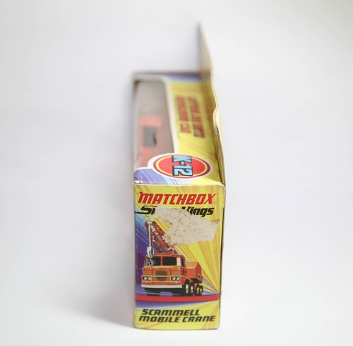Matchbox Superkings K-12 Scammel Mobile Crane In It's Original Box - Near Mint - Picture 3 of 10