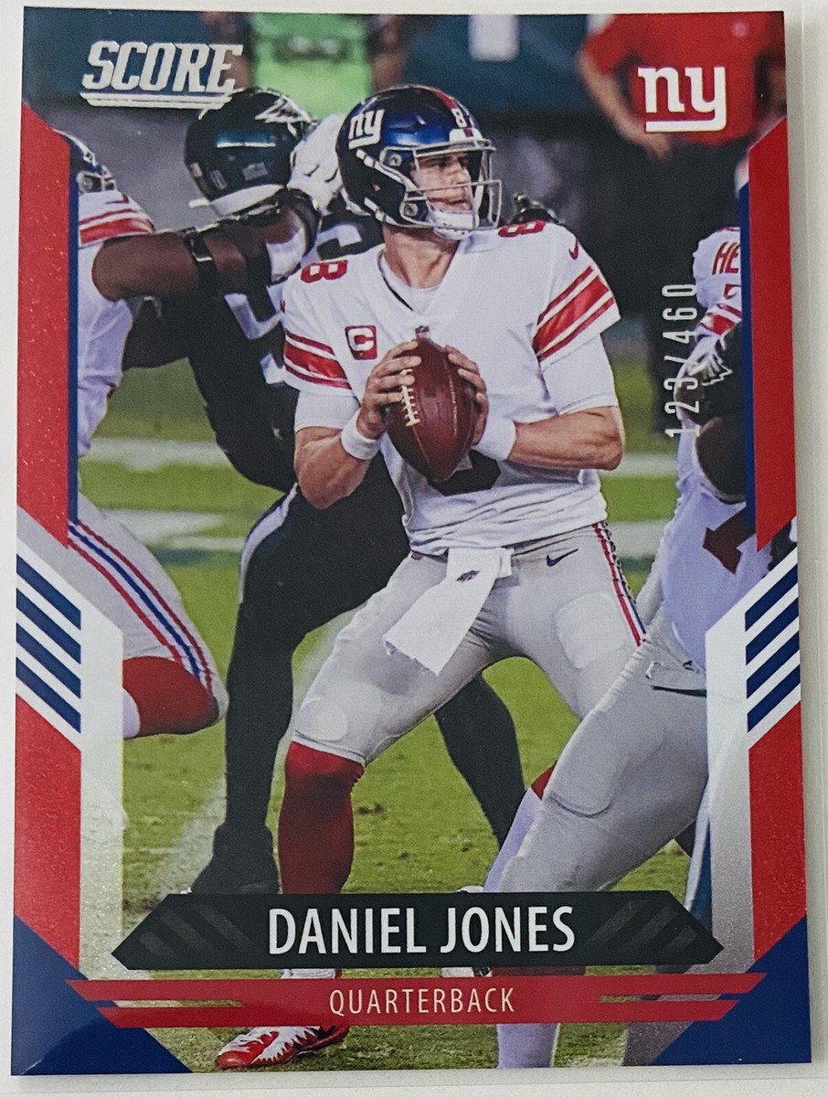 DANIEL JONES ダニエルジョーンズ 【RICK CANE】 2021 Score Football DANIEL JONES #'d 123/460 Red Dot Sparkle