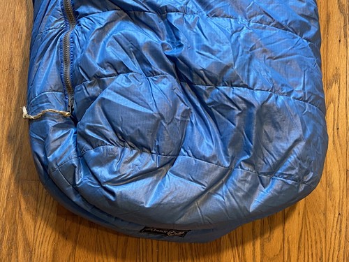 Vintage Snow Lion Goose Down Full Zip Sleeping Bag 75” X 28” 4 Pounds - Picture 12 of 21
