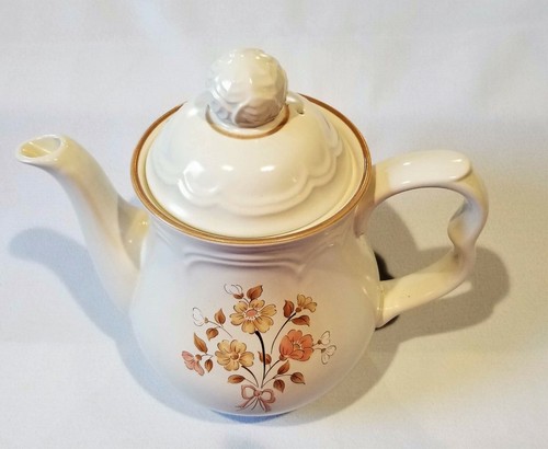 Cordella Stoneware Burnet Pattern Coffee Pot 7Cup EUC  - Bild 2 von 3