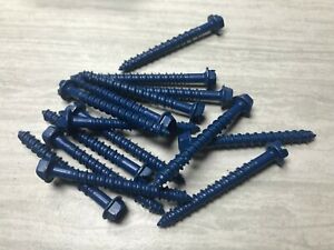 Includes Bit Concrete Anchors 1//4/" x 1-1//4/" 100 PC Tapper