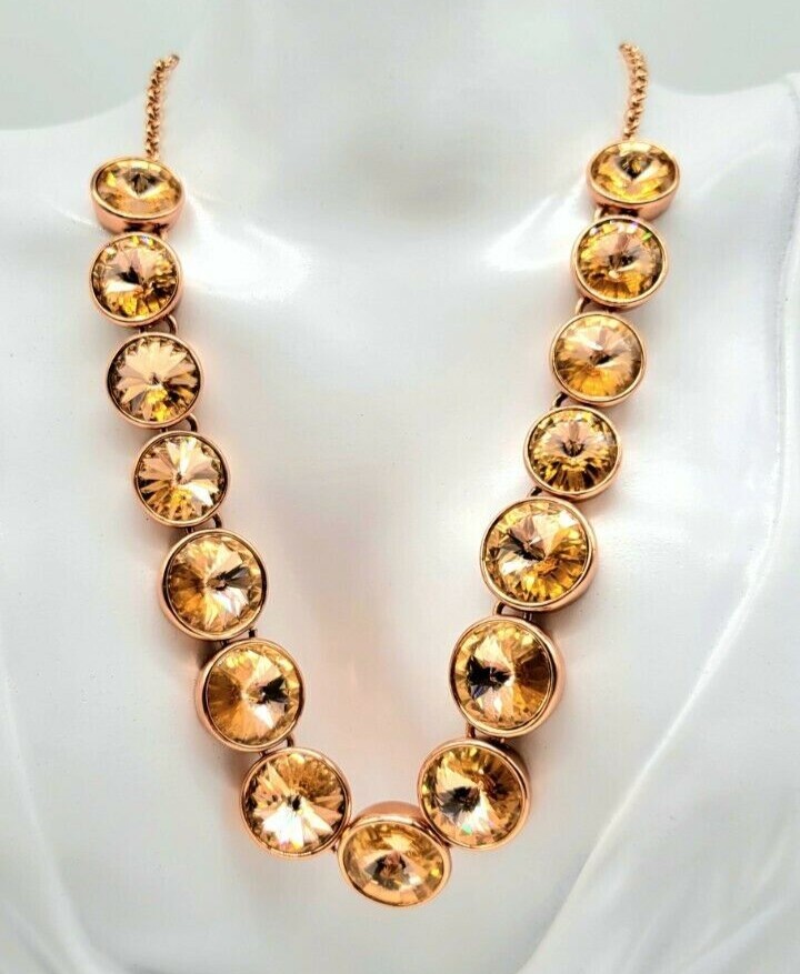 Kate Spade Rose Gold and Champagne Crystal Anna Wintour Style