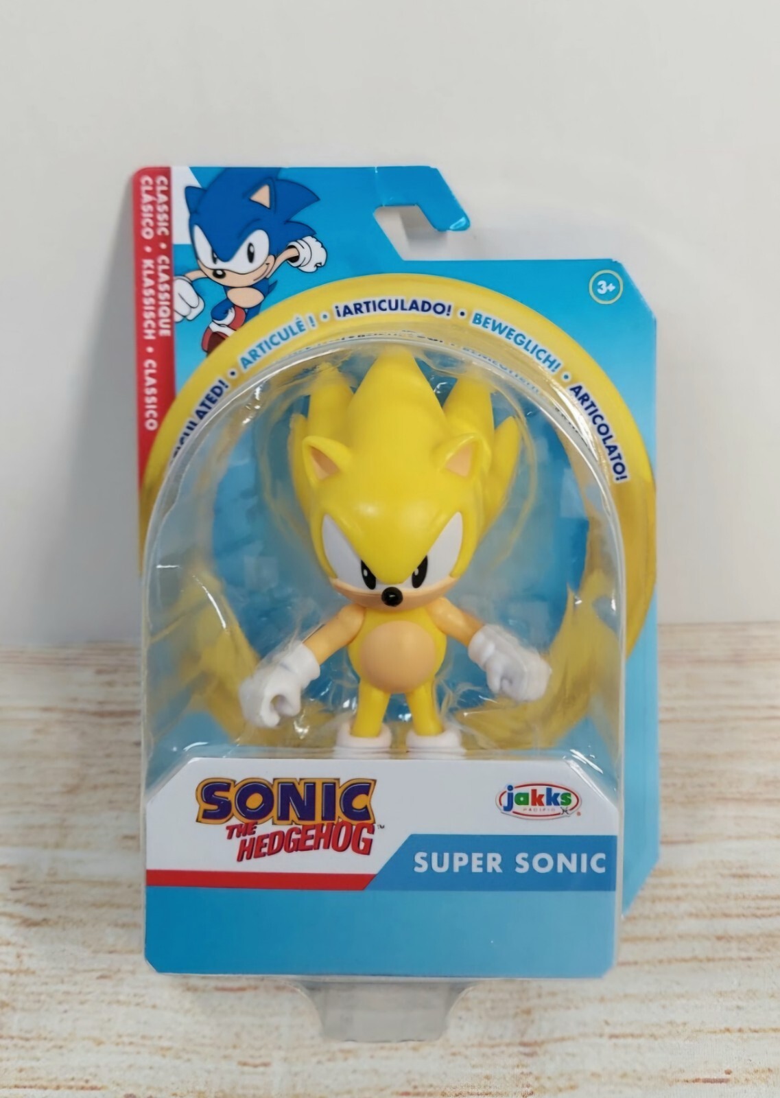 Sonic The Hedgehog SUPER SILVER 2&period;5” Figure Jakks Pacific Minor Wear Sealed 