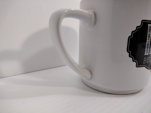 His & Her Better Half Stoneware Coffee Cup White/Black/Red. Pier One - Bild 7 von 15