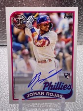 JOHAN ROJAS 2024 TOPPS SERIES 1 1989 TOPPS RC AUTO #89BA-JRO PHILLIES