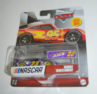DISNEY PIXAR CARS 2024 NASCAR - BUBBA WHEELHOUSE METALLIC PURPLE