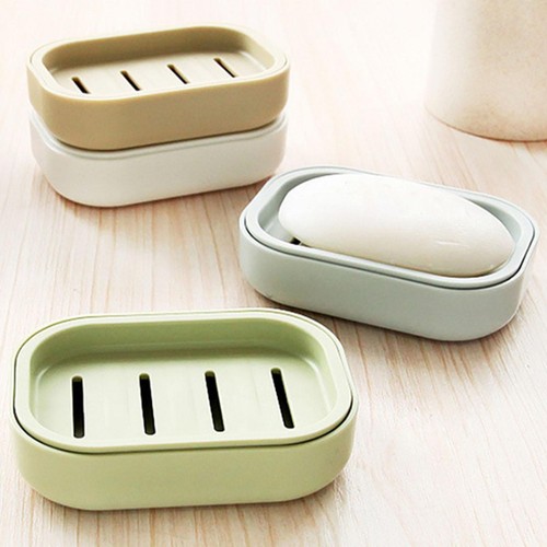 Bathroom Dish Plate Case Home Plastic Shower Soap Holder Soap Box Dispenser Nice - Picture 5 of 12