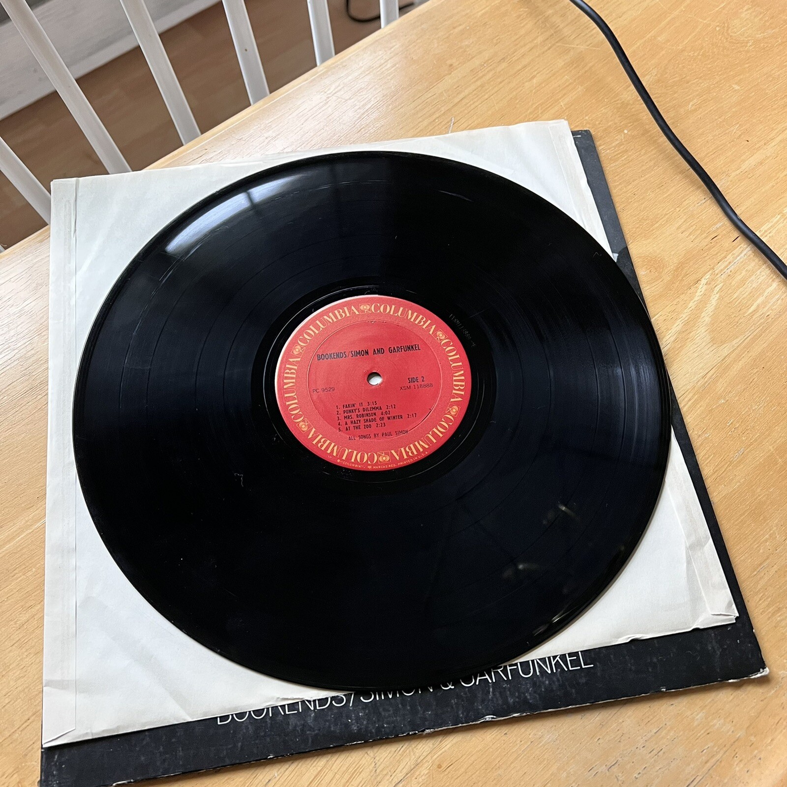 Simon and Garfunkel - Bookends, with lyrics on back of album 1968
