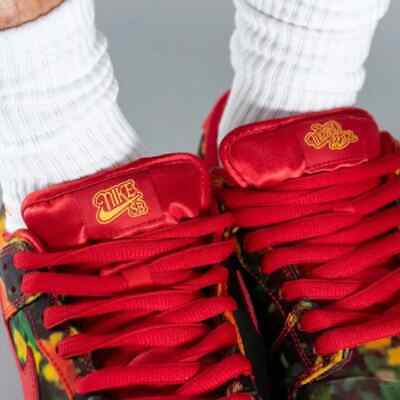 The Wizard of Oz × Nike SB Dunk Low Poppy Field fz1291600 The Wizard of Oz × Nike SB Dunk Low Poppy Field fz1291600