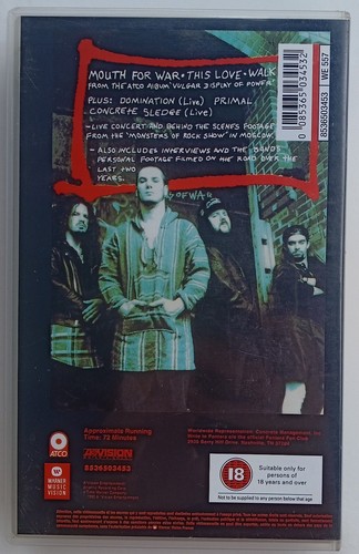 Coffret 3 VHS Pantera Millennium Giants 2000 Vulgar Video / Cowboys From Hell - Photo 7/14