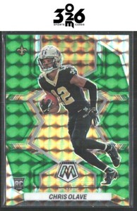 Chris Olave 2022 Panini Mosaic Mosaic Green #277 RC