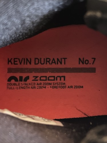 Nike Kevin Durant No. 7 Air Zoom Mens Basketball Shoes CI9948-600 Size 10.5 - 第 10/14 張圖片