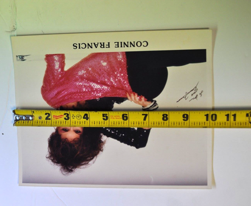 Foto firmata Connie Francis firma autografata (non incorniciata) - Foto 3 di 4
