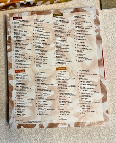 Poetry On Record: 98 Poets Read Their Work (1888-2006) - Audio CD - LIKE NEW - Picture 2 of 2