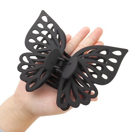 4.3 Inch Matte Medium and Big Butterfly Claw Hair Clips for Women's Thick Hair - Picture 5 of 6