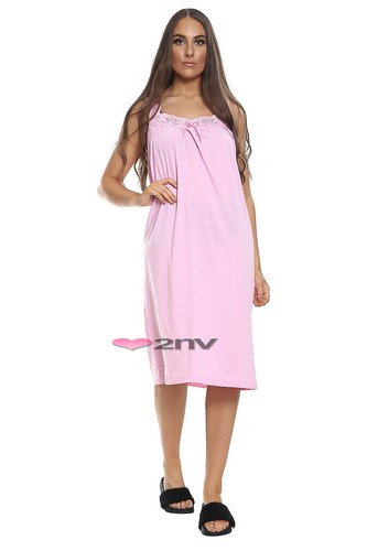 Ladies Nightwear 100% COTTON Rich Night Dress Sleeveless Nightshirt Nightie Gown - Picture 8 of 22
