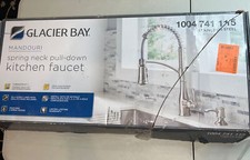GlacierBay Mandouri SingleHandle Spring Pull Down Kitchen Faucet with TurboSpray