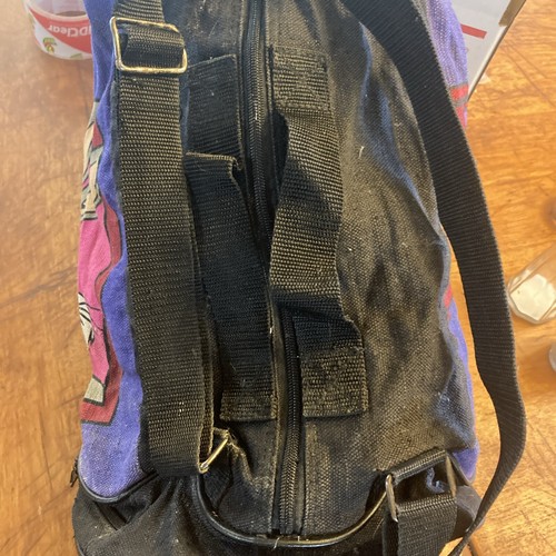 1993 Vintage Looney Tunes bucket backpack bag Tweety bird Bugs Bunny Sylvester - Picture 5 of 8