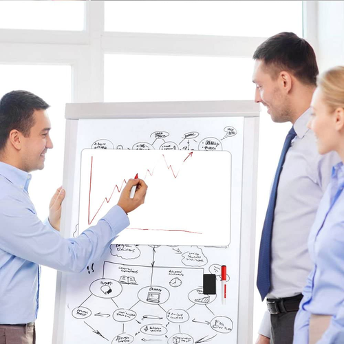 Magnetic Dry Erase Board Fridge White Board Sheet 20 X13 Inch, Flexible Large Re - Imagen 6 de 12