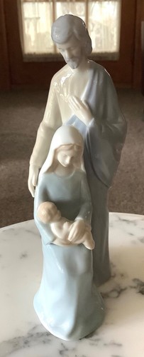 Vintage Roman Japan Jesus Mary Joseph Glaze Christmas Free Shipping! - Picture 2 of 6