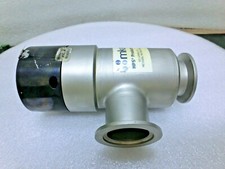 MKS 796-001604-001 High Vacuum Pneumatic Angle Valve,KF40,99B0558,Used+7690