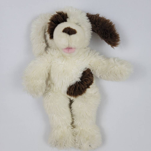 Peluche Build A Bear blanco y marrón manchado Beagle cachorro perro peluche 17" - Imagen 1 de 10