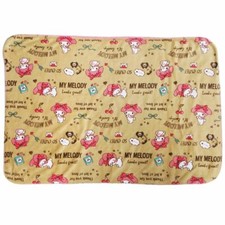 Sanrio  Beige My Melody Lap Mini Blanket Brown NEW W TAG