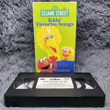 Sesame Street: Kids’ Favorite Songs VHS 1999 Elmo’s Top Ten Countdown Sony Film