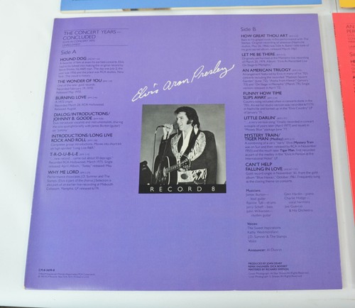 ELVIS ARON PRESLEY 8LP 25th Anniversary Limited Edition Record Box Set CPL83699 - Foto 14 di 22
