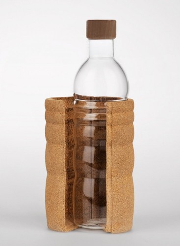 Trinkflasche Lagoena 0,5l mit Blume des Lebens in weiß  - Bild 2 von 3