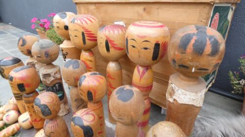 LOTE 44 KOKESHI JAPONESAS MUÑECAS JAPANESE DOLL JAPANISCHE PUPPE KOKESHI - Imagen 11 de 24