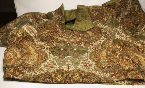 Chaqueta corta Linda Allard para Ellen Tracy floral cachemira talla 10 hombreras - Imagen 12 de 19