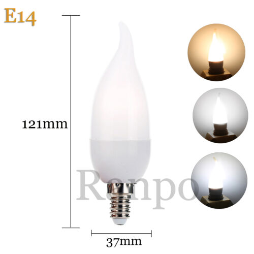 3W SMD2835 Vintage Retro LED Bulb Flame Chandelier Candle Light E12 E26 E27 E14 - Picture 16 of 18