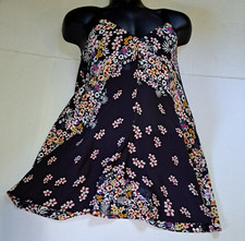 Zara Basic Floral Slip Dress Sleeveless Size XS flowy v neck